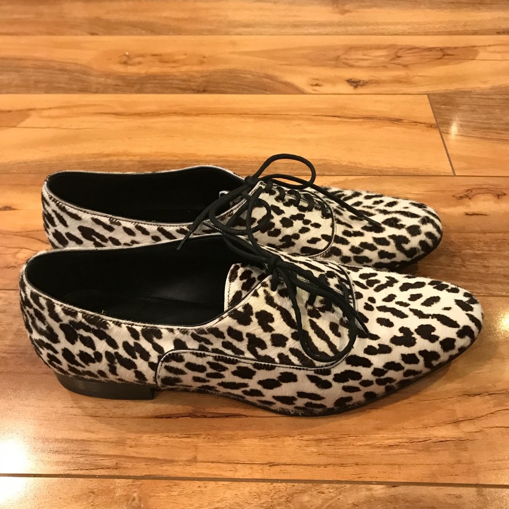 Yves Saint Laurent Baby Cat, Pony Hair Oxfords